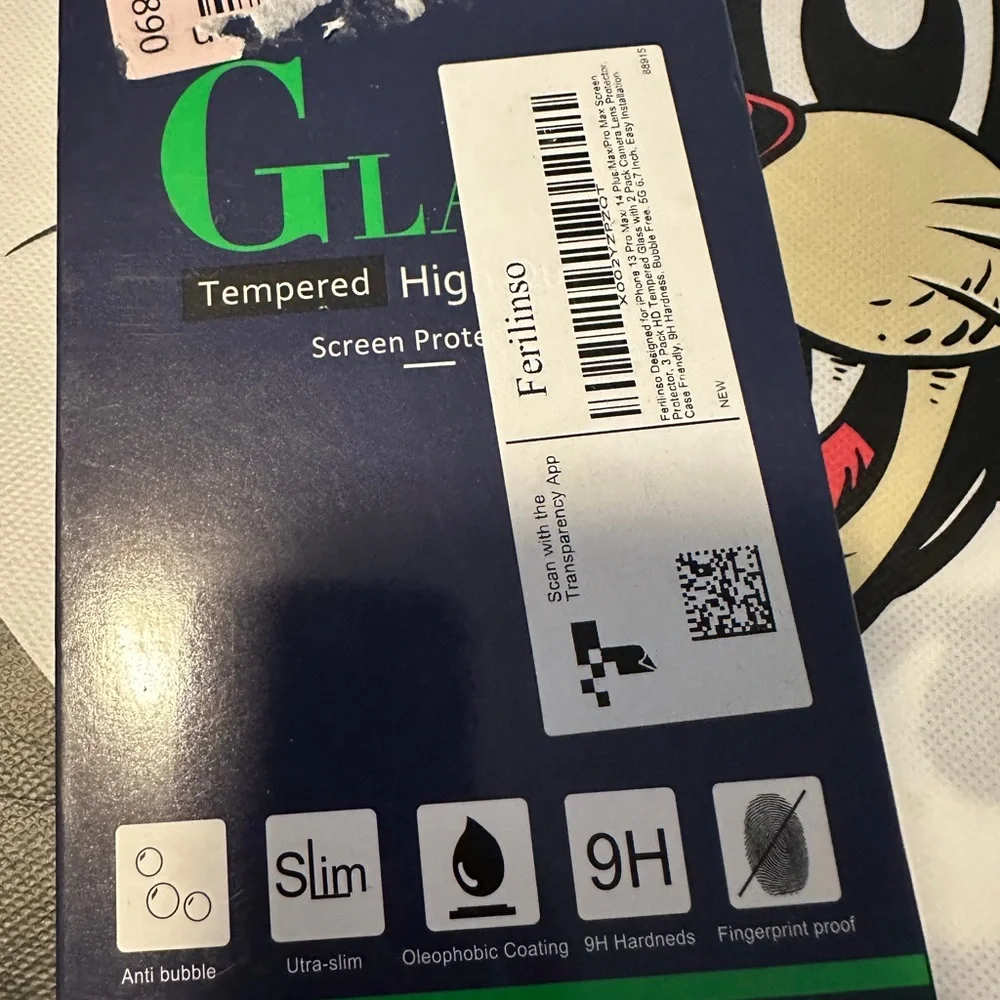 iPhone 13 Pro Max/14 Pro Max Tempered Glass Screen Protector